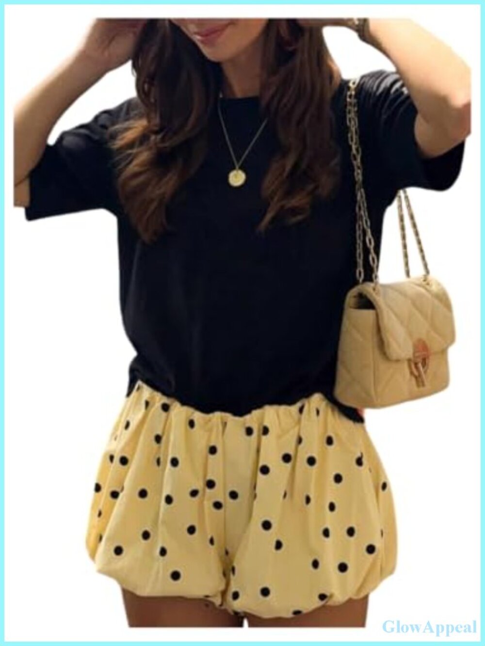 Polka Dots Bubble Shorts Puffy Going Out Rave Mini Balloon Shorts